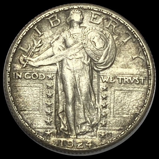 1924-D Standing Liberty Silver Quarter CLOSELY UNCIRCULATED