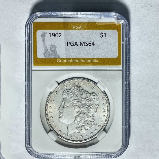 1902 Morgan Silver Dollar PGA MS64