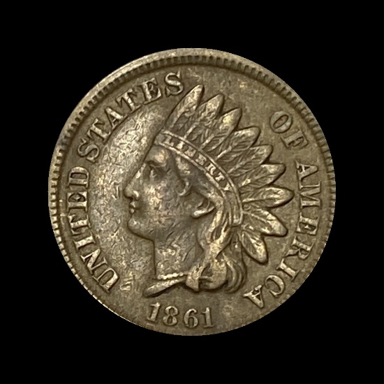 1861 Indian Head Cent CLOSELY UNCIRCULATED