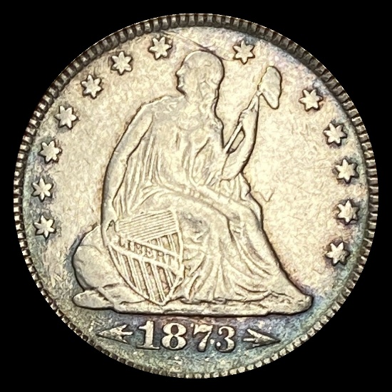 1873 Seated Liberty Quarter CLOSELY UNCIRCULATED