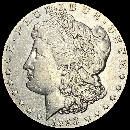 1893 Morgan Silver Dollar CLOSELY UNCIRCULATED