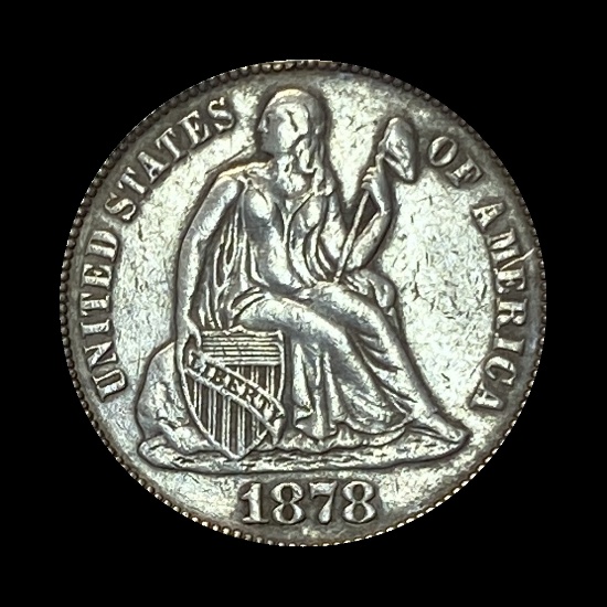 1878 Seated Liberty Dime CLOSELY UNCIRCULATED