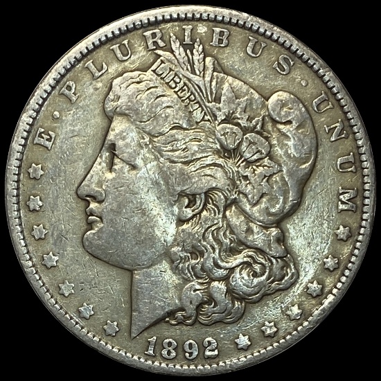 1892 Silver Morgan Dollar LIGHTLY CIRCULATED