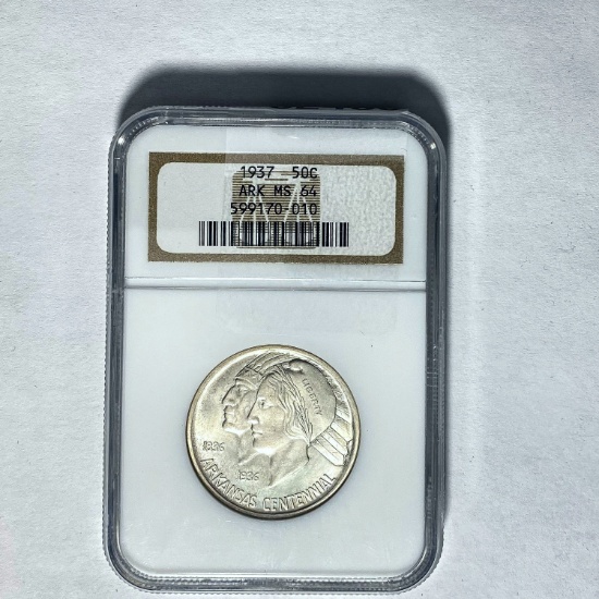 1937 Arkansas Centennial NGC MS64