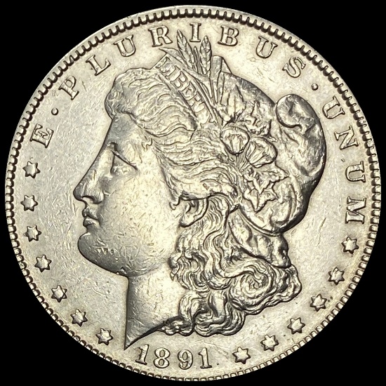 1891-CC Silver Morgan Dollar CLOSELY UNCIRCULATED