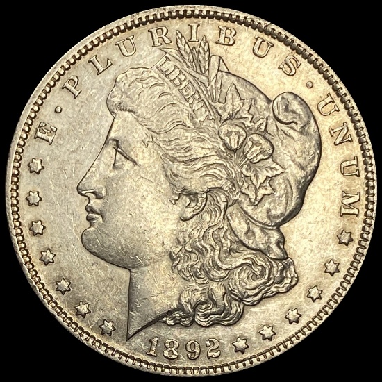 1892 Silver Morgan Dollar CLOSELY UNCIRCULATED