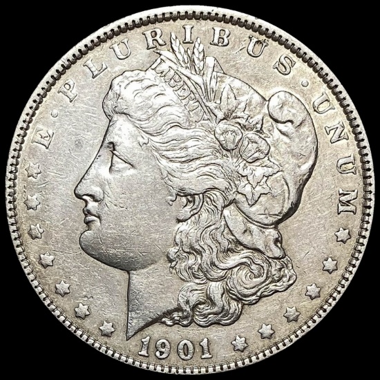 1901 Morgan Silver Dollar NEARLY UNCIRCULATED