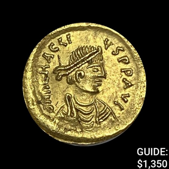 Byzantine Heraclius Gold Semissis .129oz CLOSELY UNCIRCULATED