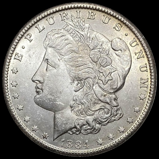 1884-CC Silver Morgan Dollar GEM BU