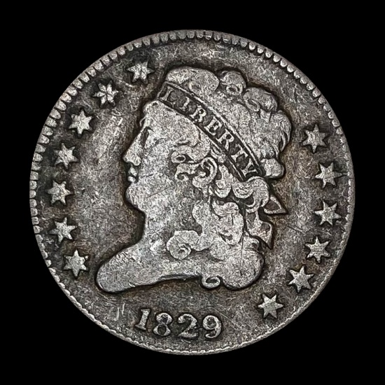 1829 Classic Head Half Cent LIGHTLY CIRCULATED