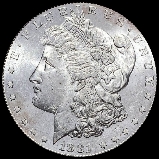 1881-S Morgan Silver Dollar CHOICE BU