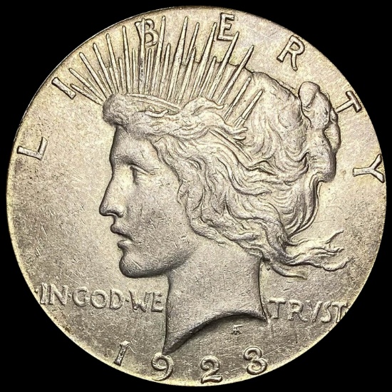 1923-S Silver Peace Dollar CLOSELY UNCIRCULATED