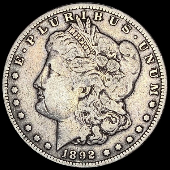1892-S Morgan Silver Dollar LIGHTLY CIRCULATED