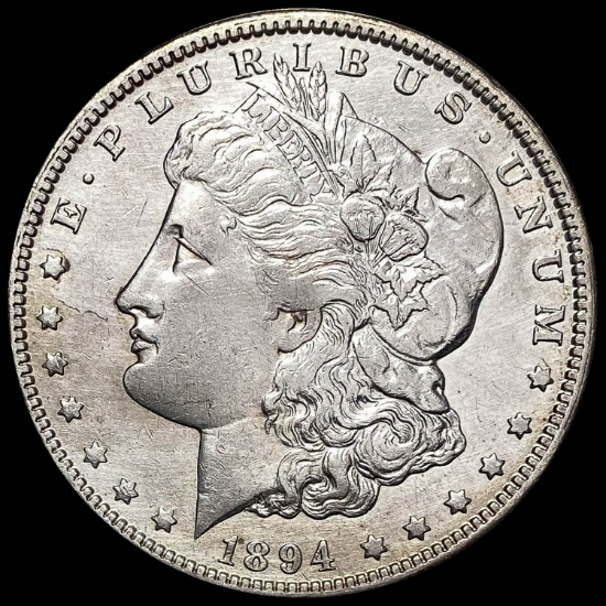 1894-O Morgan Silver Dollar NEARLY UNCIRCULATED