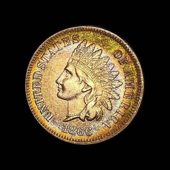 1866 Indian Head Cent CLOSELY UNCIRCULATED