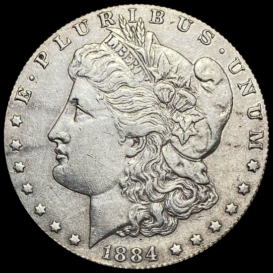 1884-CC Silver Morgan Dollar CLOSELY UNCIRCULATED