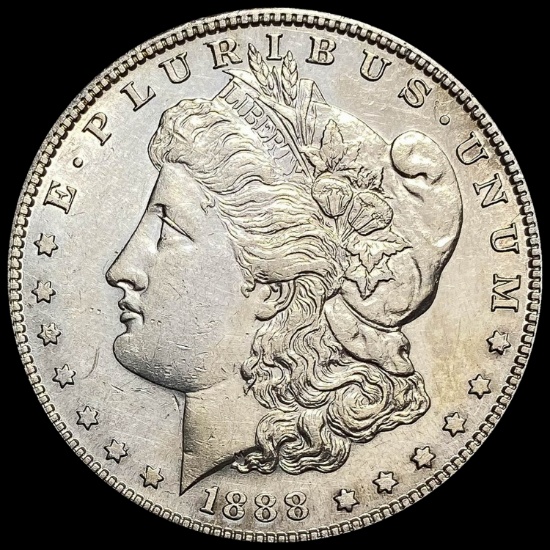 1888-S Silver Morgan Dollar CLOSELY UNCIRCULATED