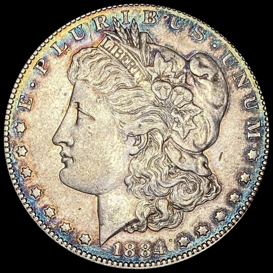 1884-S Morgan Silver Dollar NEARLY UNCIRCULATED
