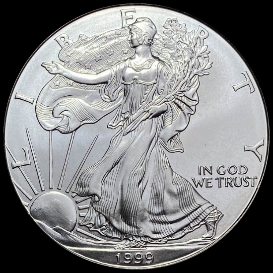 1999 1 oz Silver American Eagle $1 SUPERB GEM BU