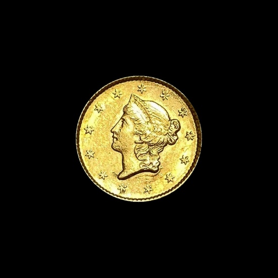 1851-C Gold $1 Liberty Head UNCIRCULATED