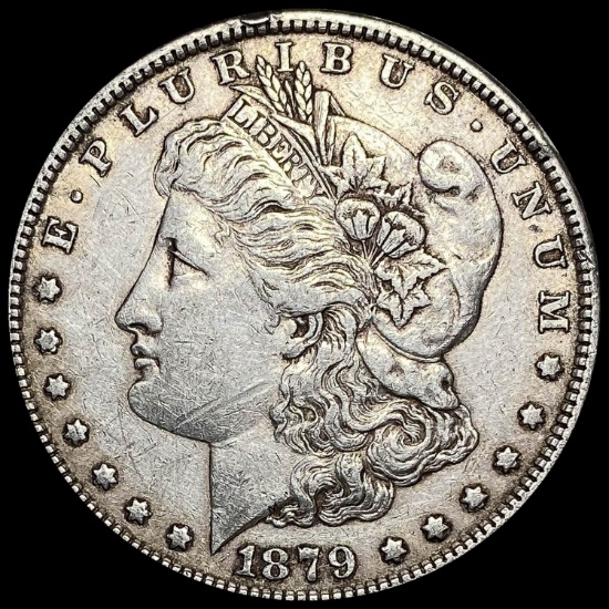 1879 Silver Morgan Dollar NEARLY UNCIRCULATED