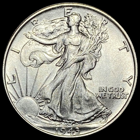 1943 Silver Half Dollar (Walking Liberty) CHOICE BU