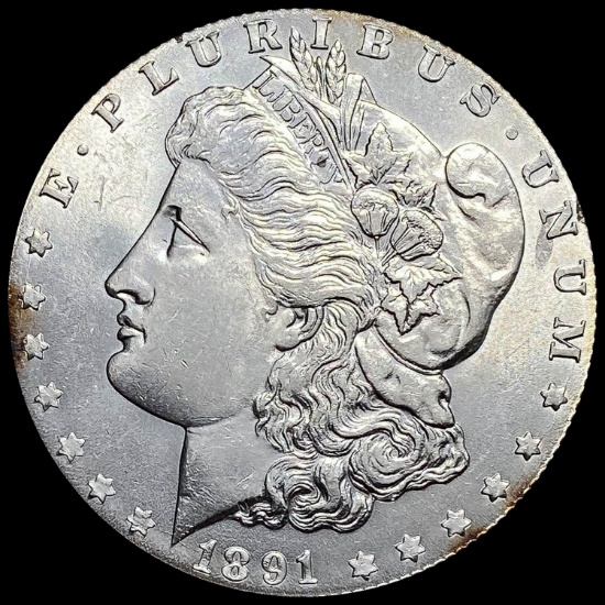 1891 Morgan Silver Dollar CHOICE BU