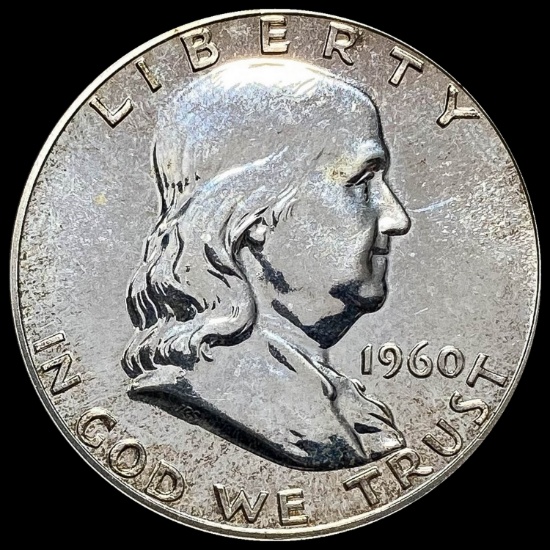 1960 Franklin Silver Half Dollar CHOICE PROOF
