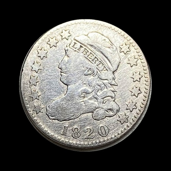 1820 Capped Bust Dime LIGHTLY CIRCULATED