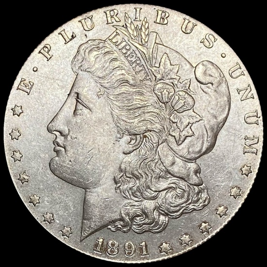 1891-S Silver Morgan Dollar CHOICE BU