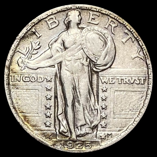 1925 Standing Liberty Silver Quarter ABOUT UNCIRCULATED