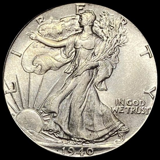 1940 Silver Half Dollar GEM BU