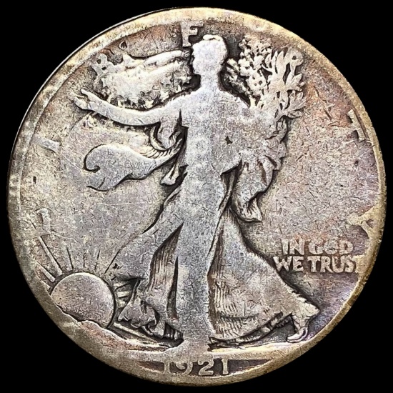 1921 Silver Half Dollar Walking Liberty NICELY CIRCULATED