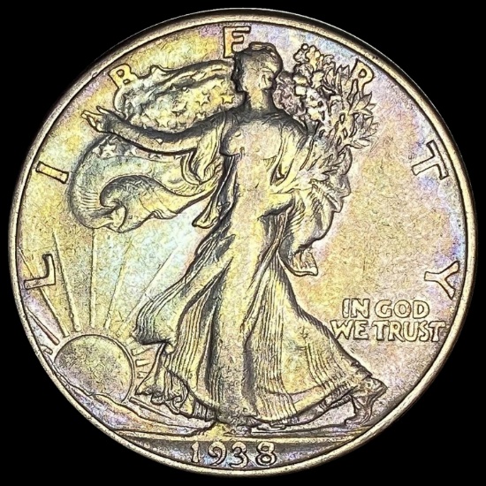 1938 Walking Liberty Half Dollar CLOSELY UNCIRCULATED