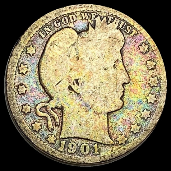 1901 Barber Quarter NICELY CIRCULATED