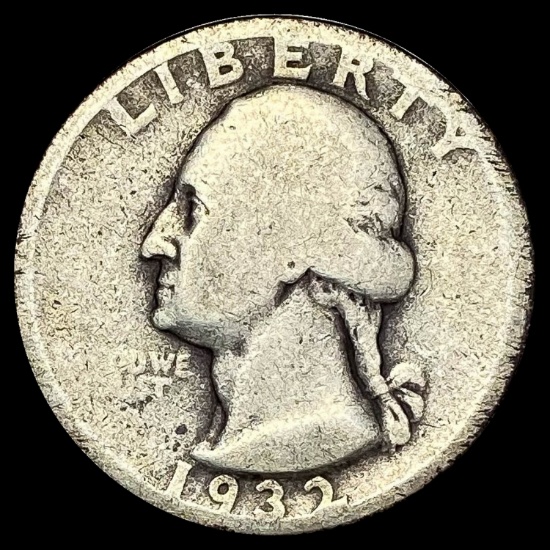 1932 Silver Washington Quarter NICELY CIRCULATED