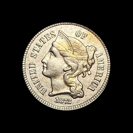 1878 Nickel Three-Cent Piece ABOUT UNCIRCULATED