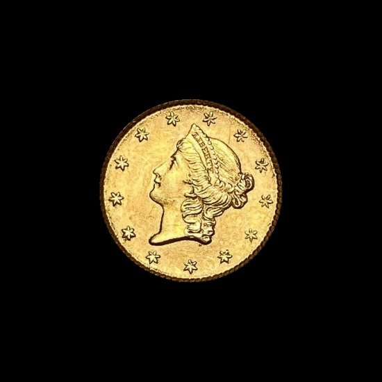 1852 Gold $1 Type 1 UNCIRCULATED