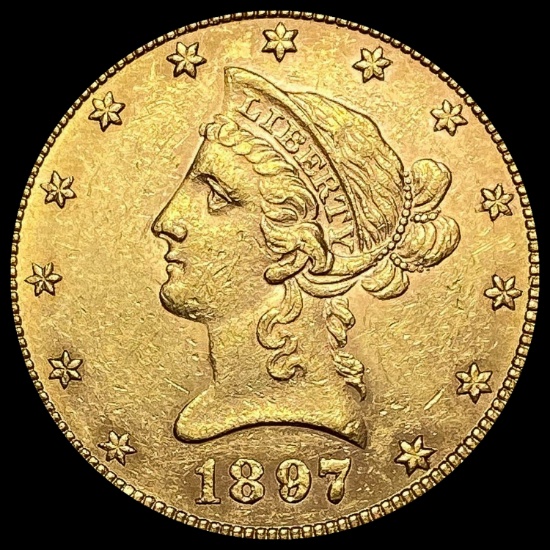 1897 Liberty Head $10 Eagle Gold Coin UNCIRCULATED