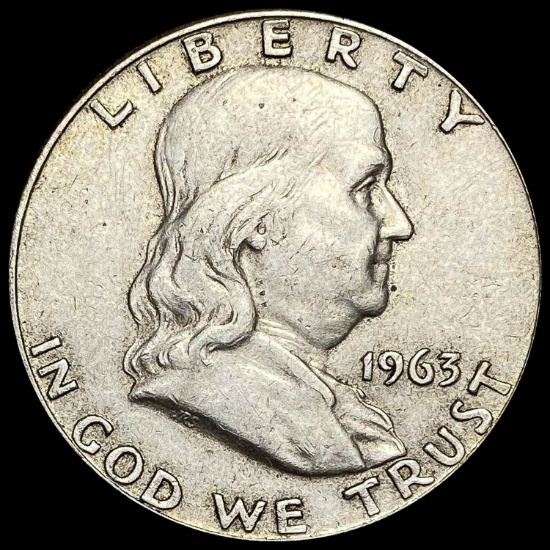 1963 Silver Half Dollar LIGHTLY CIRCULATED