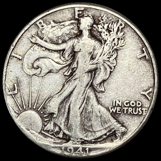 1941 Silver Half Dollar LIGHTLY CIRCULATED