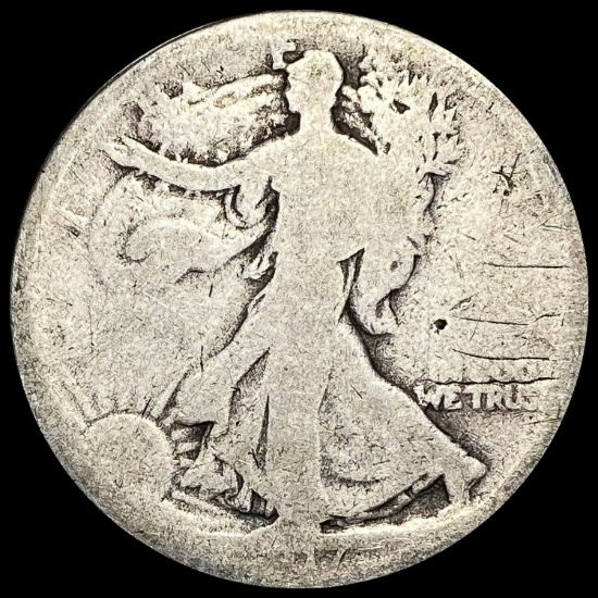 Walking Liberty Half Dollar 1942. LIGHTLY CIRCULATED