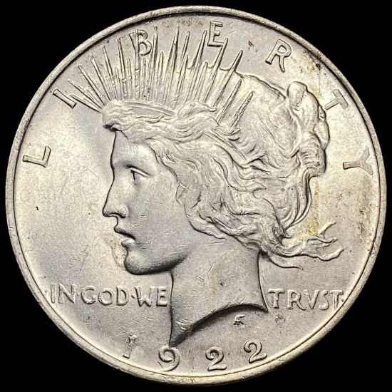 1922 Silver Peace Dollar GEM BU