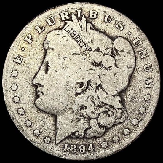 1894-S Silver Morgan Dollar LIGHTLY CIRCULATED