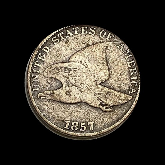 1857 Flying Eagle Cent NICELY CIRCULATED