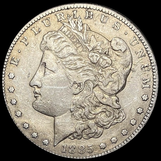 1885-S Silver Morgan Dollar ABOUT UNCIRCULATED