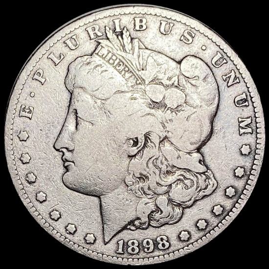 1898-S Silver Morgan Dollar LIGHTLY CIRCULATED
