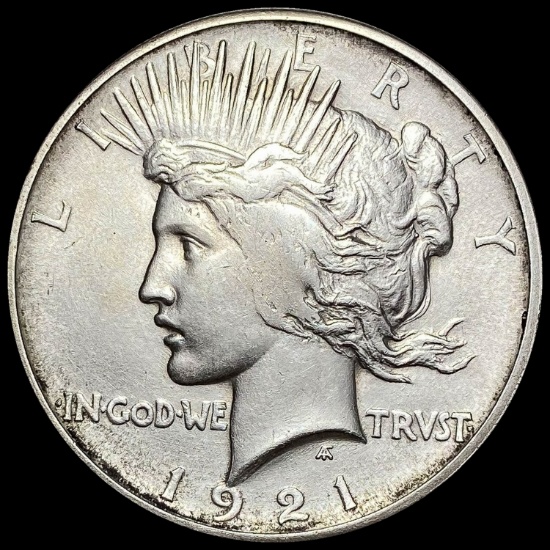 1921 Silver Peace Dollar CLOSELY UNCIRCULATED