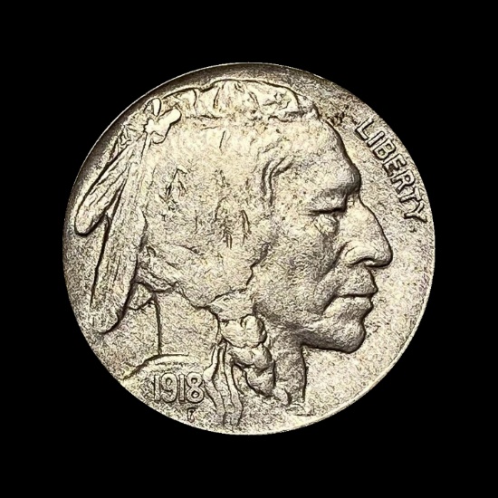 1918-S Buffalo Nickel CLOSELY UNCIRCULATED