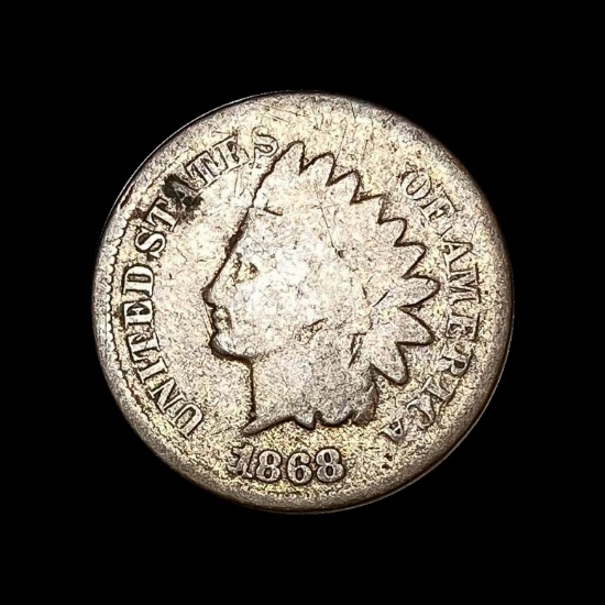 1868 Indian Head Cent LIGHTLY CIRCULATED